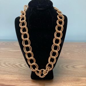 Vintage Anne Klein gold tone choker.